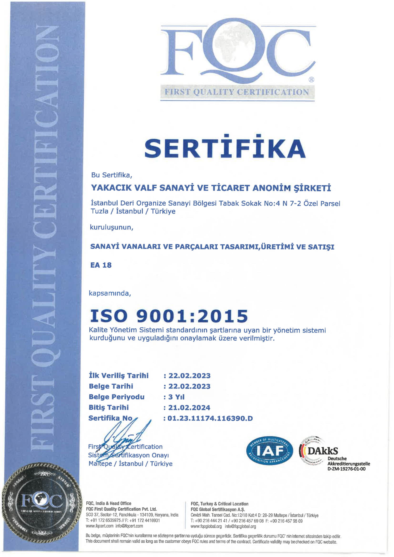 DIN EN ISO 9001 - 2015